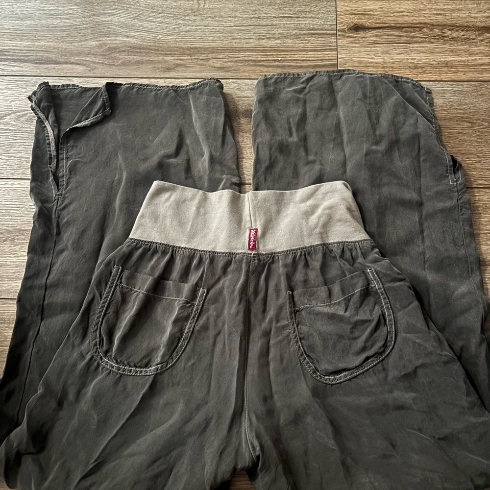 Hard Tail Gray and Green Joggers Relaxed Fit